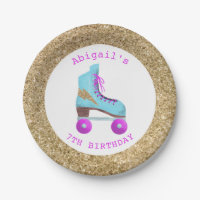 Fun Gold Parties scintillant Roller Patinage Anniv