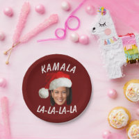 Funny Kamala Harris Face Santa Hat Noël