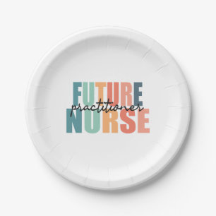 Assiettes En Carton Futur infirmier praticien - NP