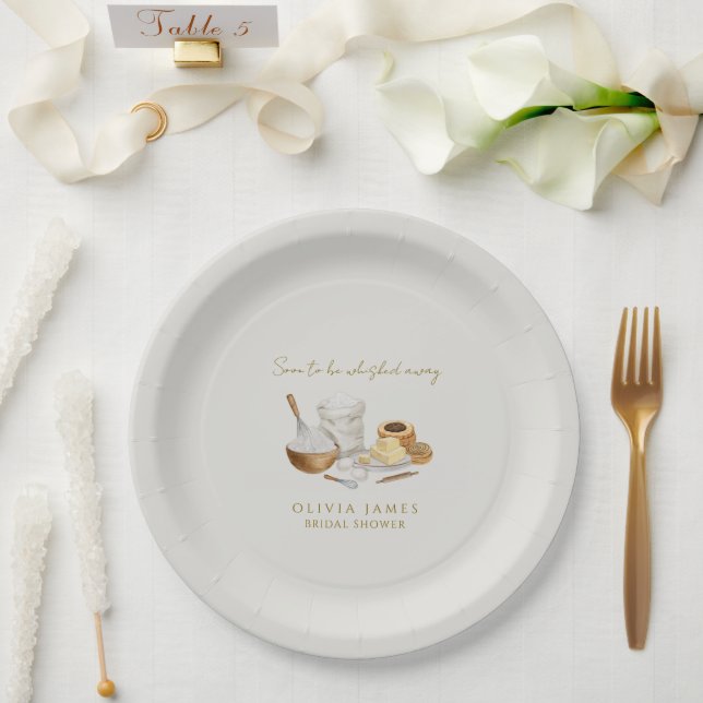 Assiettes En Carton Futur shower de mariage (Mariage)