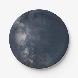 Assiettes En Carton Galaxie de la Voie Lactée magnifique Ciel de nuit