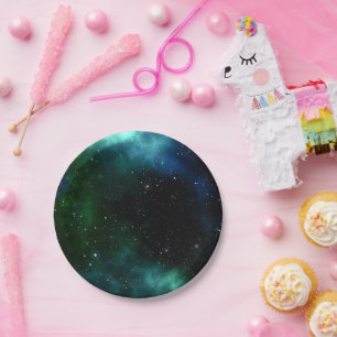 Assiettes En Carton Galaxy Universe Stars Party