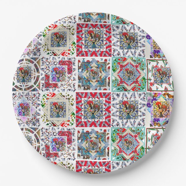 Assiettes En Carton Galo de Barcelos, Portugal (Devant)