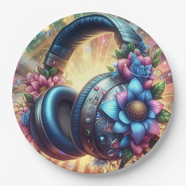 Assiettes En Carton Gaming Teenager (Devant)