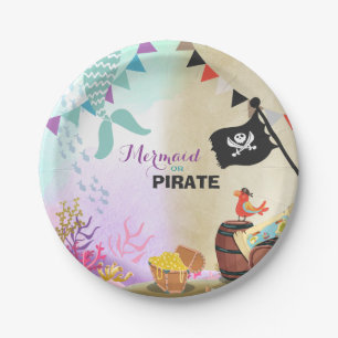 Assiettes En Carton Garçon de fille de plaques à papier de partie de
