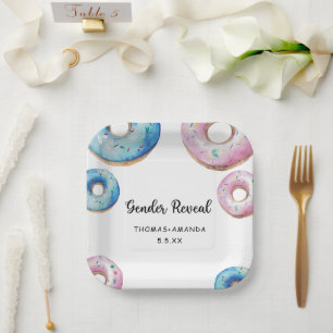 Assiettes En Carton Garçon ou fille que nous ne connaissons pas révèle