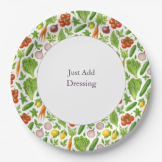 Assiettes En Carton Garden-Fresh Summer Pink