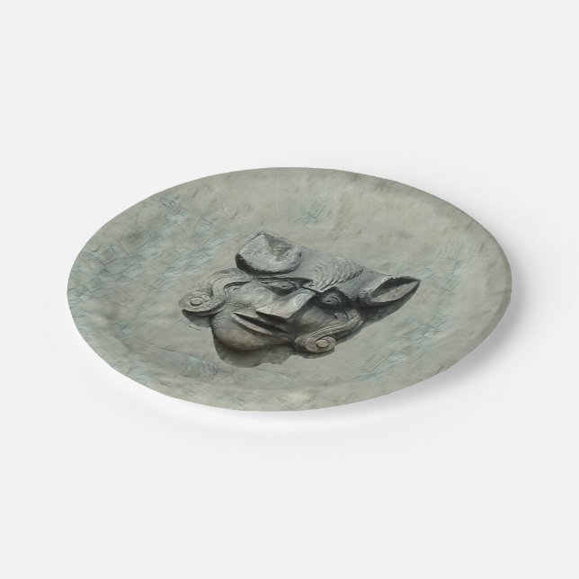 Assiettes En Carton Gargoyle - St. Mary's - Plaques en papier Beverley (Angle)