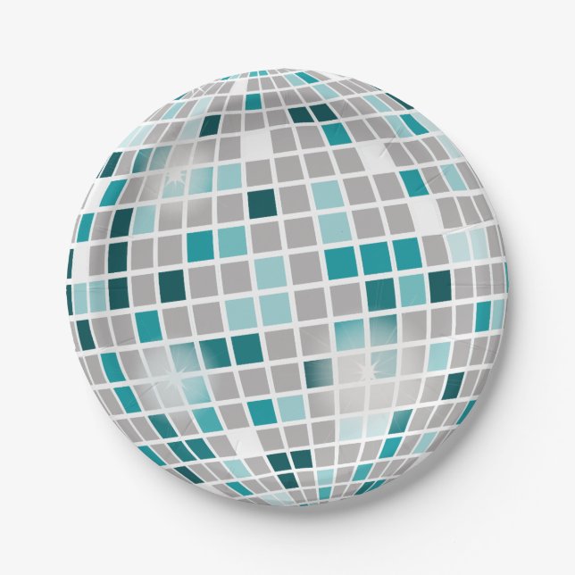 Assiettes En Carton Gâteau de plaques à papier de fête d'anniversaire (Devant)