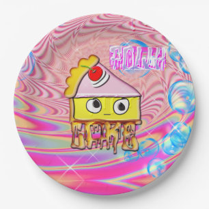 Assiettes En Carton Gâteau Polly - Tortina -