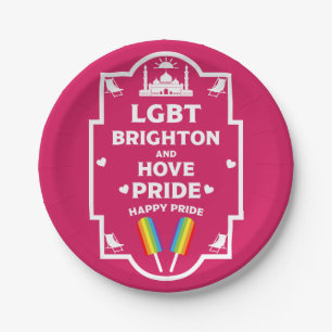 Assiettes En Carton Gay pride Brighton