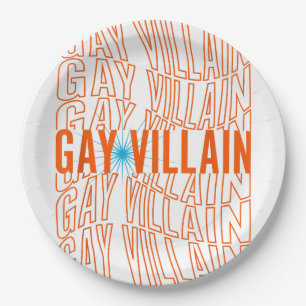 Assiettes En Carton Gay Villain Mème Drôle LGBT Gay pride Lesbian