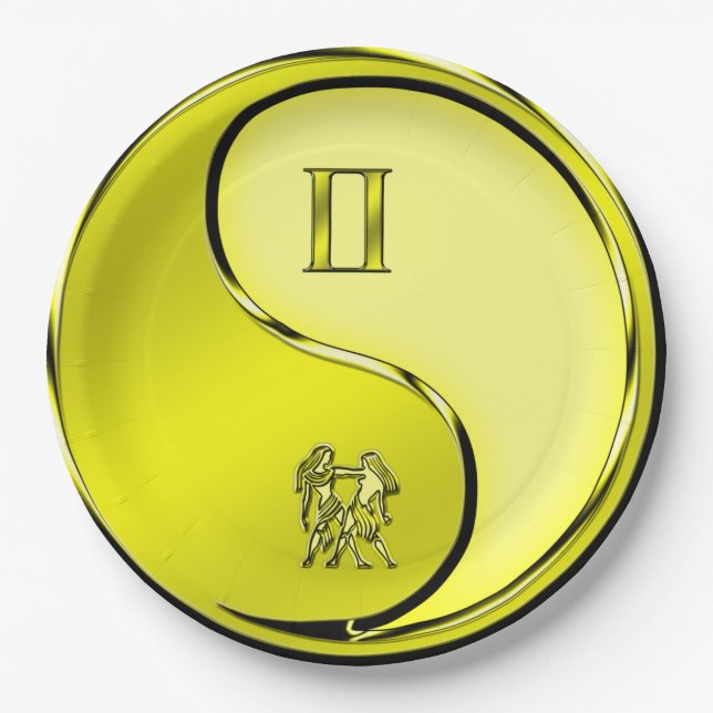 Assiettes En Carton Gemini the Twins (Devant)