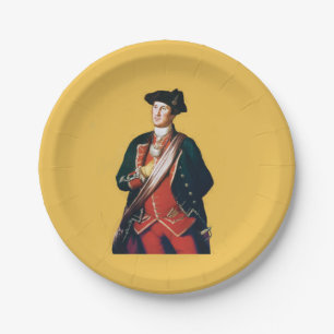 Assiettes En Carton Général George Washington 🎖️ Historique & Patriot