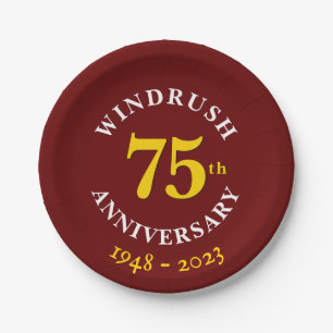 Assiettes En Carton Génération Windrush 75e anniversaire