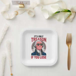 Assiettes En Carton George Washington C'est seulement de la trahison s