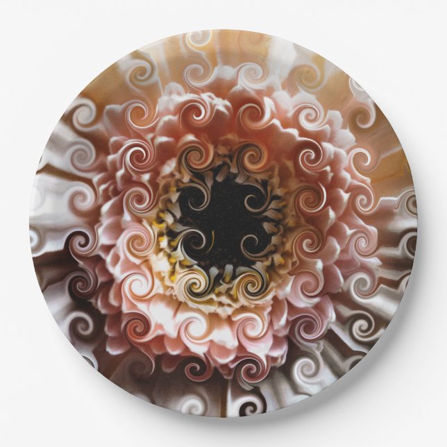 ASSIETTES EN CARTON GERBERA FLOWER (Devant)