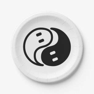 Assiettes En Carton Ghost Yin Yang