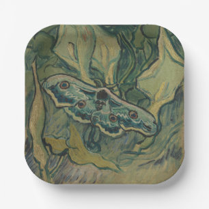 Assiettes En Carton Giant Peacock Moth (1889) par Vincent van Gogh