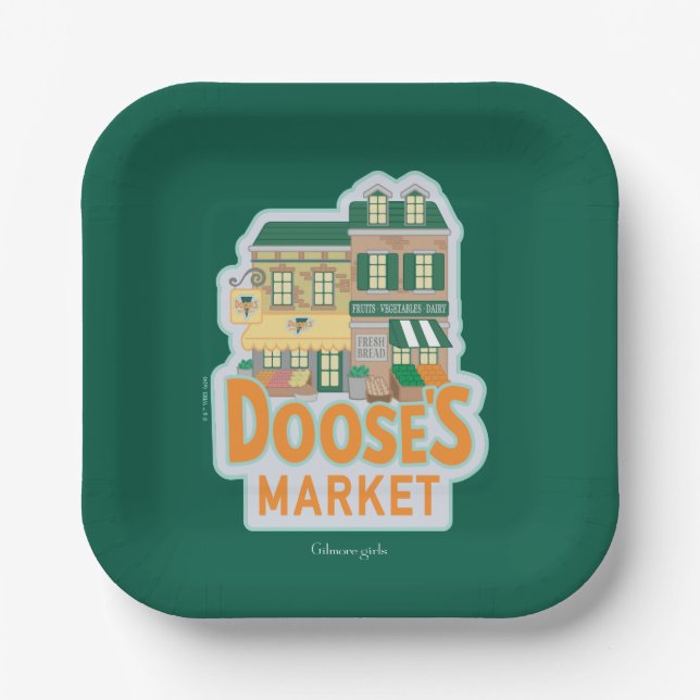 Assiettes En Carton Gilmore Girls | Le marché de Doose (Recto)