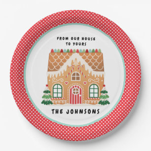 Assiettes En Carton Gingerbread Cookie Christmas Cookie Exchange