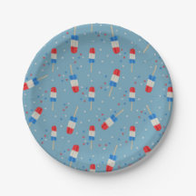 Glaces Rouges Blanches Bleues Avec Étoiles - Fête