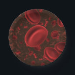 Assiettes En Carton Globules Rouges Microscopiques<br><div class="desc">Ajoutez une touche scientifique audacieuse à votre table avec ces assiettes en papier illustrées de globules rouges. Le design microscopique dynamique crée un look saisissant qui est parfait pour les fêtes sur le thème des sciences, les événements éducatifs ou les rassemblements uniques où vous voulez quelque chose d'un peu différent...</div>