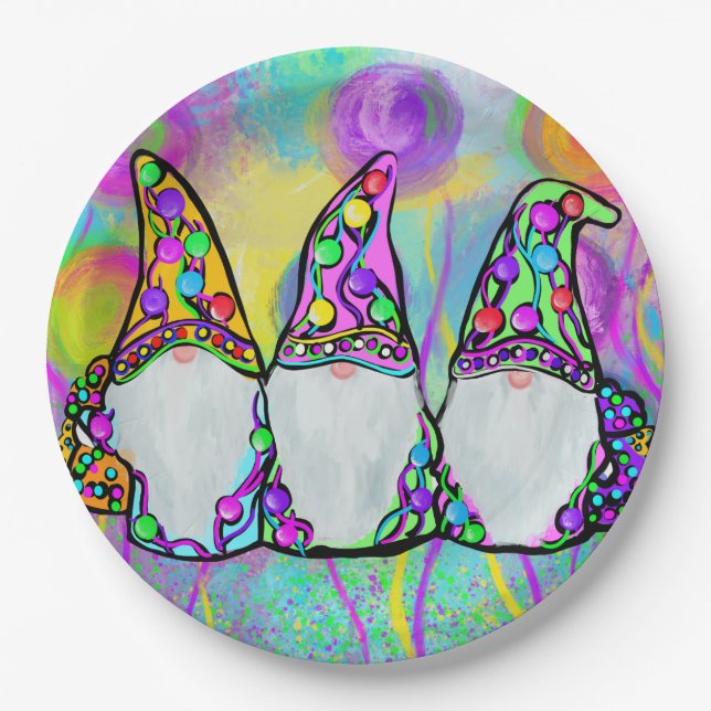 ASSIETTES EN CARTON GNOME (Devant)