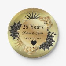 Golden Floral Boho 25e anniversaire - NOUS LE FAIS
