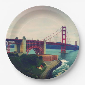 Assiettes En Carton Golden gate bridge
