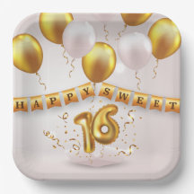 Golden Glow Sweet 16 Party 