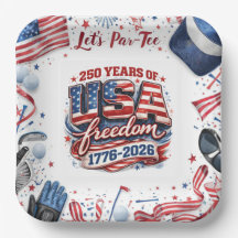 Golf 4th of July 250 Years Independence 