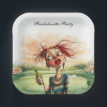Assiettes En Carton Golf Bachelorette Party for Woman golfer<br><div class="desc">Golf Bachelorette Party for Woman golfer Paper Plates</div>