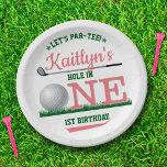 Assiettes En Carton Golf PAR-TEE 1er anniversaire<br><div class="desc">Célébrez dans le style avec ces plaques de papier 1er anniversaire branchées. Le design est facile à personnaliser avec votre propre libellé et votre famille et vos amis seront ravis de voir ces fabuleuses assiettes de fête.</div>