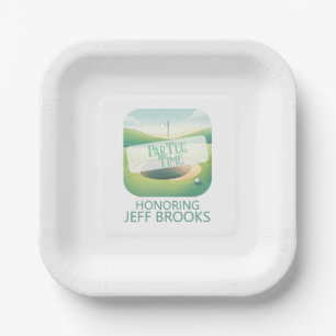Assiettes En Carton Golf Thème Green Party