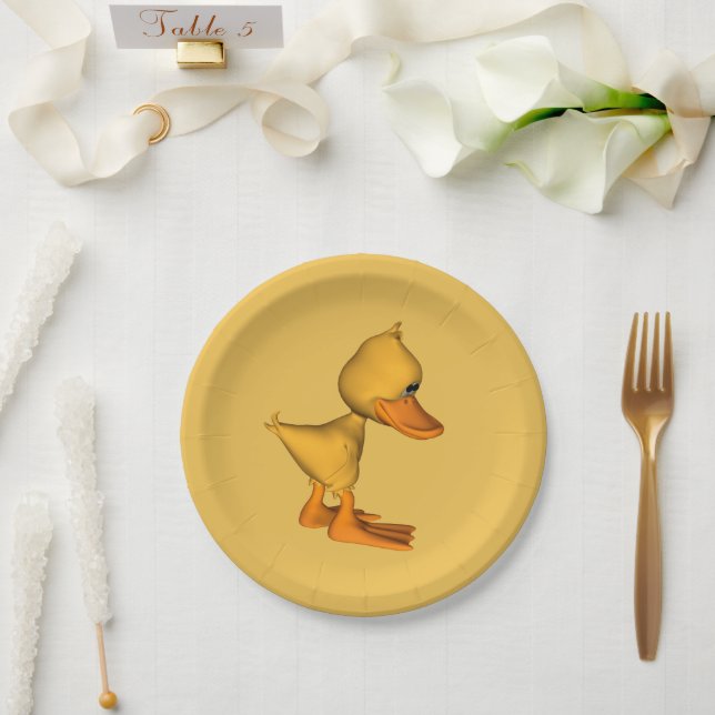 Assiettes En Carton Goober the Duck (Mariage)