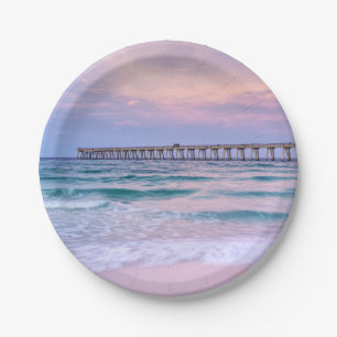 Assiettes En Carton Good Morning Navarre Beach Pier