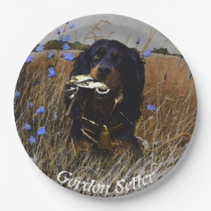 Assiettes En Carton Gordon Setter