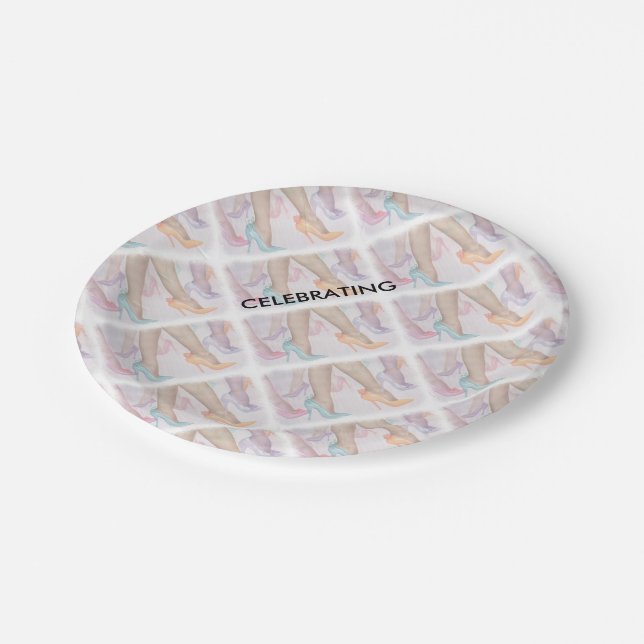 ASSIETTES EN CARTON GORGEUSES HAUTS-HAUTS (Angle)