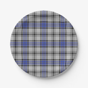 Assiettes En Carton Goût d'Écosse Clan Hannay Tartan Plaid