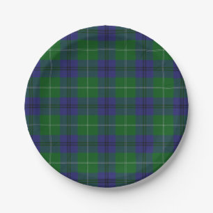 Assiettes En Carton Goût écossais Clan Oliphant Tartan Plaid
