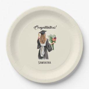 Assiettes En Carton Graduation de l'aquarelle personnalisée (12)