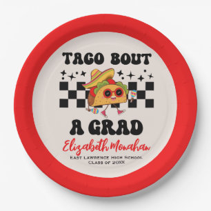 Assiettes En Carton Graduation Fiesta Taco Bout A Grade