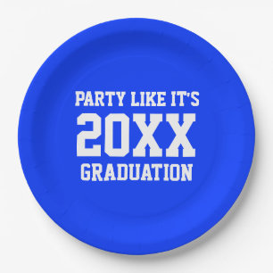 Assiettes En Carton Graduation Partie Plates de papier amusant