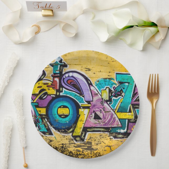 Assiettes En Carton Graffiti, Grundarfjordur, Islande (Mariage)