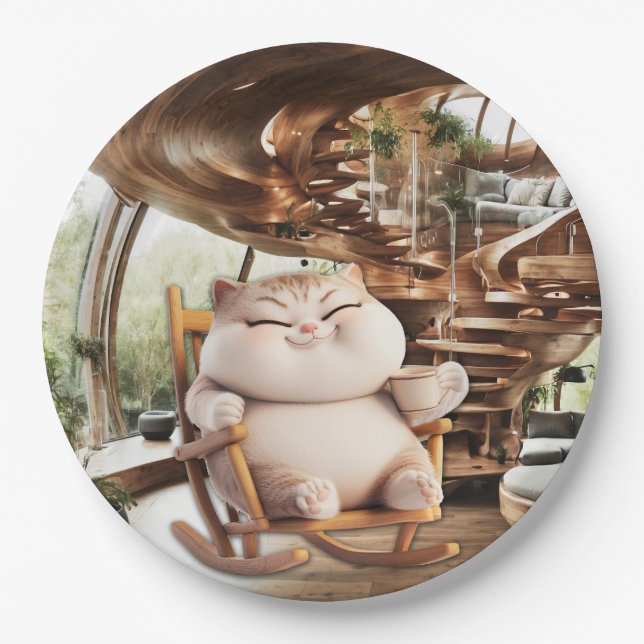 Assiettes En Carton Graisse Et Café Sassy (Devant)