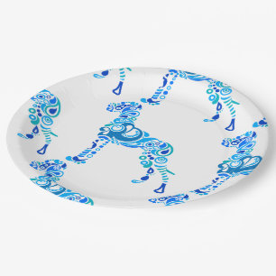 Assiettes En Carton Grand Danois Païsley