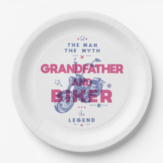 Assiettes En Carton Grand-père et moker l'homme le mythe la légende