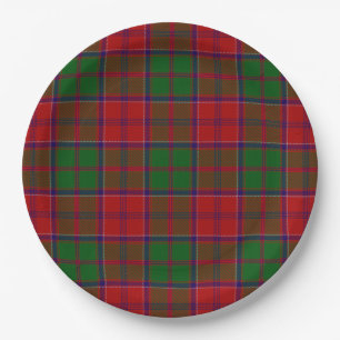 Assiettes En Carton Grant Tartan