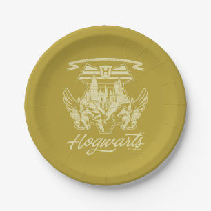 Assiettes En Carton Graphique du bouclier ailé HOGWARTS™